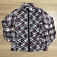 フード付きジャケット チェック柄　アウター　ジャンパー　150