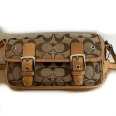 COACH シグネチャーミニショルダーバック