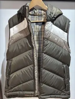 【美品】BURBERRY BLACK LABEL ダウンベスト
