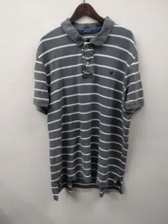 (6 )American Eagle ポロシャツ VINTAGE FIT グレーのサムネイル