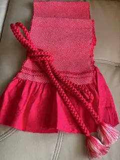 ゆ1620⭐️帯揚げ&帯締めセット❤️2点セット❤️着物❤️総絞り⭐️美品⭐️和装小物⭐️着付