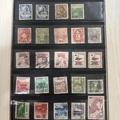 日本 明治 切手 旧小判切手 1876-79年 5銭 1銭 ボタ印 3種セット