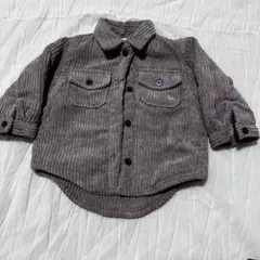 earth コーデュロイジャケット 80cm グレージュ　バースデイ　アウター