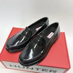 【新品未使用】Hunter ローファー レインシューズ UK4 23.0㎝のサムネイル