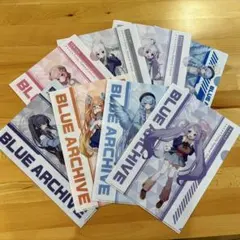ブルーアーカイブ　クリアファイル 全8枚　コンプリートセット　ローソン