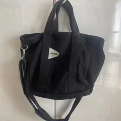 キャンバストートバッグ　黒