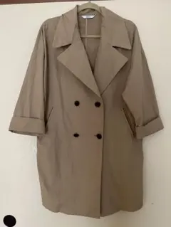 relume ベージュ ダブルブレスト トレンチコート