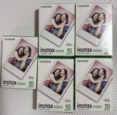 チェキフィルム インスタックスミニ instax mini 10枚×5 計50枚