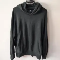 UNIQLO ダークグリーン フード付きトレーナー Lサイズ