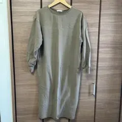 studio clip 裏起毛ニットワンピース　FREE ブラウン