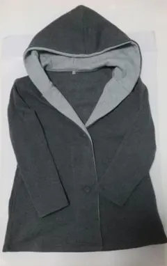 フリースフード付きコート