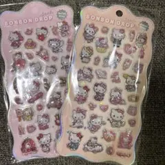 安値！BONBON DROP風ハローキティ シール 2シートセット