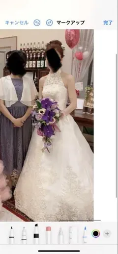 最終値下げ！！ウェディングドレス ホワイトとグローブセット