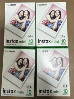 FUJIFILM instax mini インスタントフィルム 10枚入り ×4