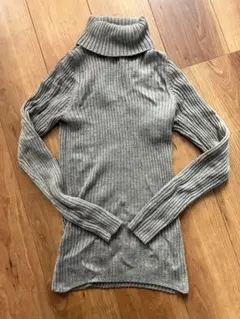 無印良品ハイネックセーター（330565-706）グレー　Lサイズ