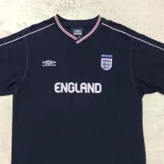 UMBRO アンブロ 00S イングランド代表 サッカー代表 Vネック Tシャツ
