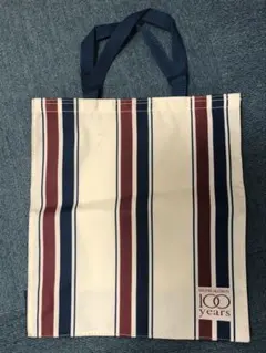 三越100年記念　マイバック　トートバッグ ストライプ