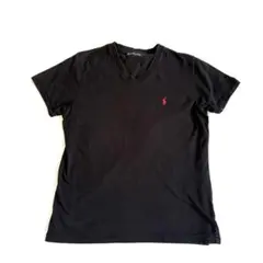 ポロラルフローレン Tシャツ レディース Lサイズ ブラック Vネックのサムネイル