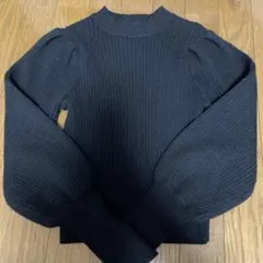 フリーズマート　リブハイネックボリュームスリーブニット
