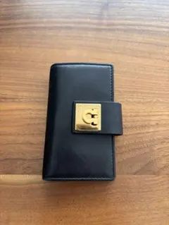 SalvatoreFerragamo フェラガモ キーケース ブラック レザー