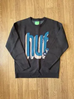 HUF ダークグレー セーター Mサイズ
