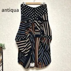 antiqua 変形ドットコクーンロングスカート
