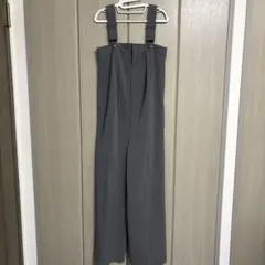 GU グレー サロペット Sサイズ