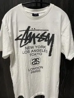 Stüssy ホワイト Tシャツ M 値下げ中！