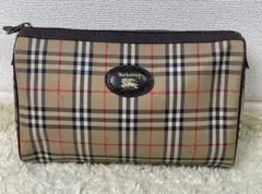 バーバリー　セカンドバッグ　クラッチ　 ノバチェック　シャドーホース