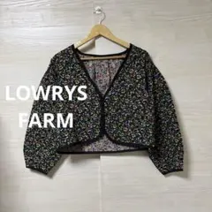LOWRYSFARM★花柄 タペストリー クロップドジャケット ボリューム袖のサムネイル