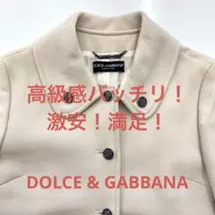 レア商品　D&G ドルガバ ロングコート　七分袖 レア商品 D&G ドルガバ ロングコート 七分袖 DOLCE＆GABBANA