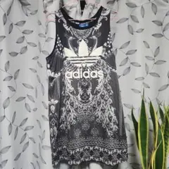 adidas ペイズリー柄 タンクトップ