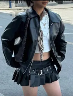 ブラックレザージャケット