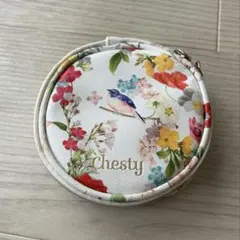Chesty 花柄 バード ラウンド型 美人百花 チェスティ アクセサリーポーチのサムネイル