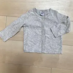 PETIT BATEAU グレー カーディガン 12m