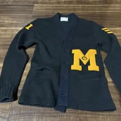 レタードカーディガン カーディガン