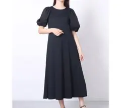 アプワイザーリッシェ ボリュームスリーブカットワンピース