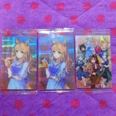 ウマ娘 プリティーダービー ツインウエハース 2026 ゴールドシチー 3種