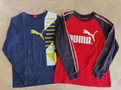 こども　キッズ　長袖　トップス　ロンT PUMA プーマ　男の子　140