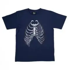 noremid骸骨tシャツ　Blue