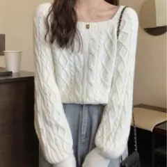 スクエア ニット