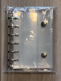 シール帳　透明　リフィル 40枚付き　6リング