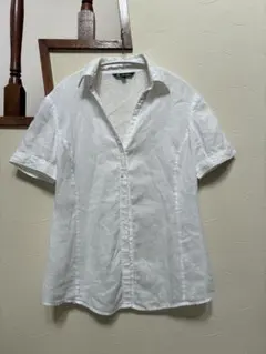 Brooks Brothers 半袖 リネンシャツ ホワイト サイズ2のサムネイル