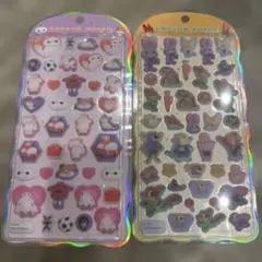 コットンパフィシール　ズートピア　ベイマックス　セット