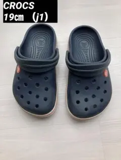 Crocs クロックス サンダル ネイビー 厚底19㎝のサムネイル