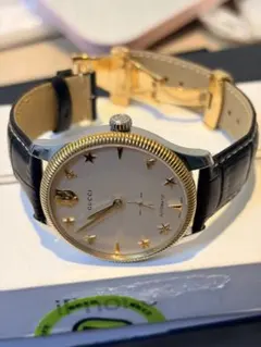 GUCCI 腕時計 ゴールド YA1264155 蜂 ユニセックス - メルカリ