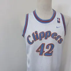 NIKE クリッパーズ ブランド42 刺繍ジャージ XL ロサンゼルス L111