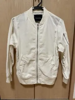 【branches】白ジャケット 150cm 春アウター MA-1風 羽織り