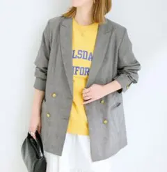 【B.C STOCK/sinplicite】ダブルブレストジャケット