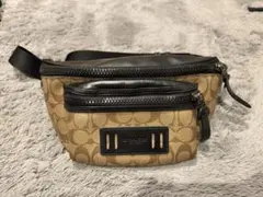 いちご様専用 COACH シグネチャー ボディバッグ ウエストポーチ - メルカリ